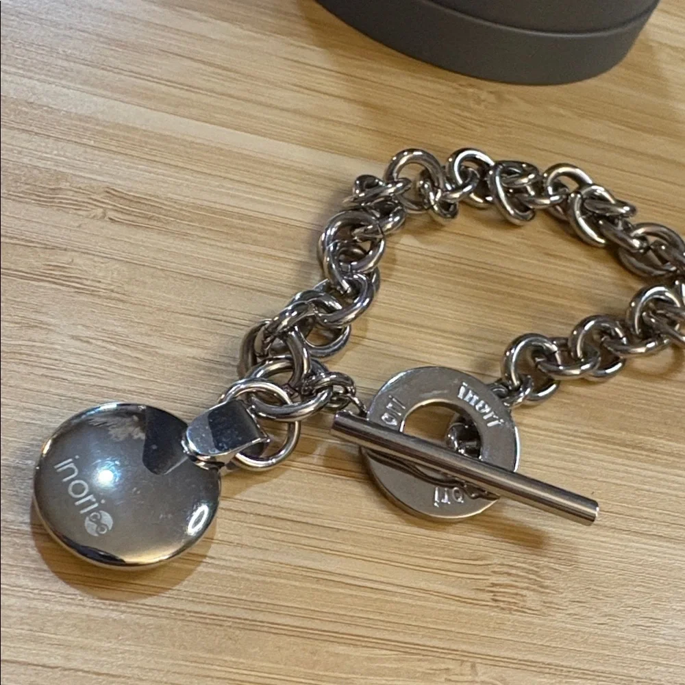New Inori stainless steel  Chain Bracelet with Toggle Clasp adjustable‎
